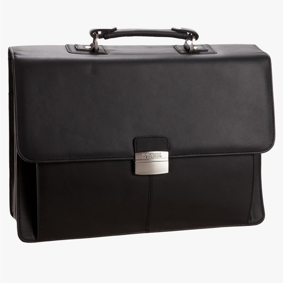 NWOT Leather Briefcase - Picture 1 of 14